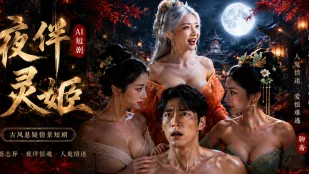 夜伴灵姬 巨乳美女每晚用肉体服侍陪伴 深喉口交吞吐 各种姿势轮换抽插直接被榨干