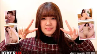留着刘海的丰满年轻辣妹的首次内射拍摄
