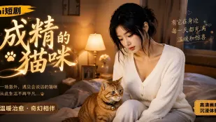 成精的猫咪 猫咪变成成熟巨乳女人回头报恩男人 奉献肉体骚逼包裹肉棒猛烈榨精